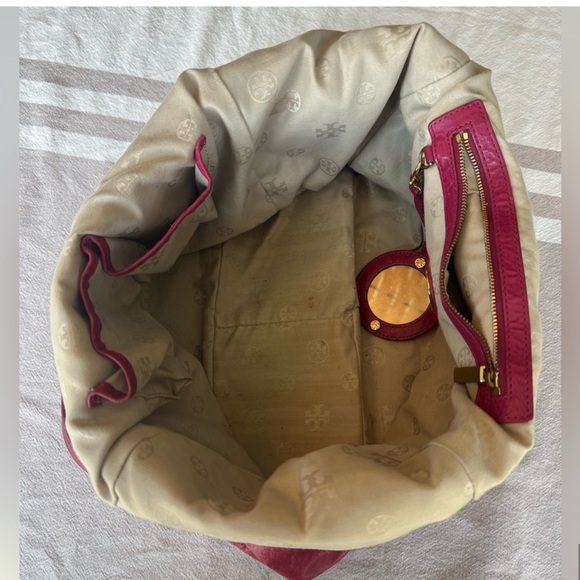 Tory Burch Fuchsia Hobo Bag - Picture 3 of 3